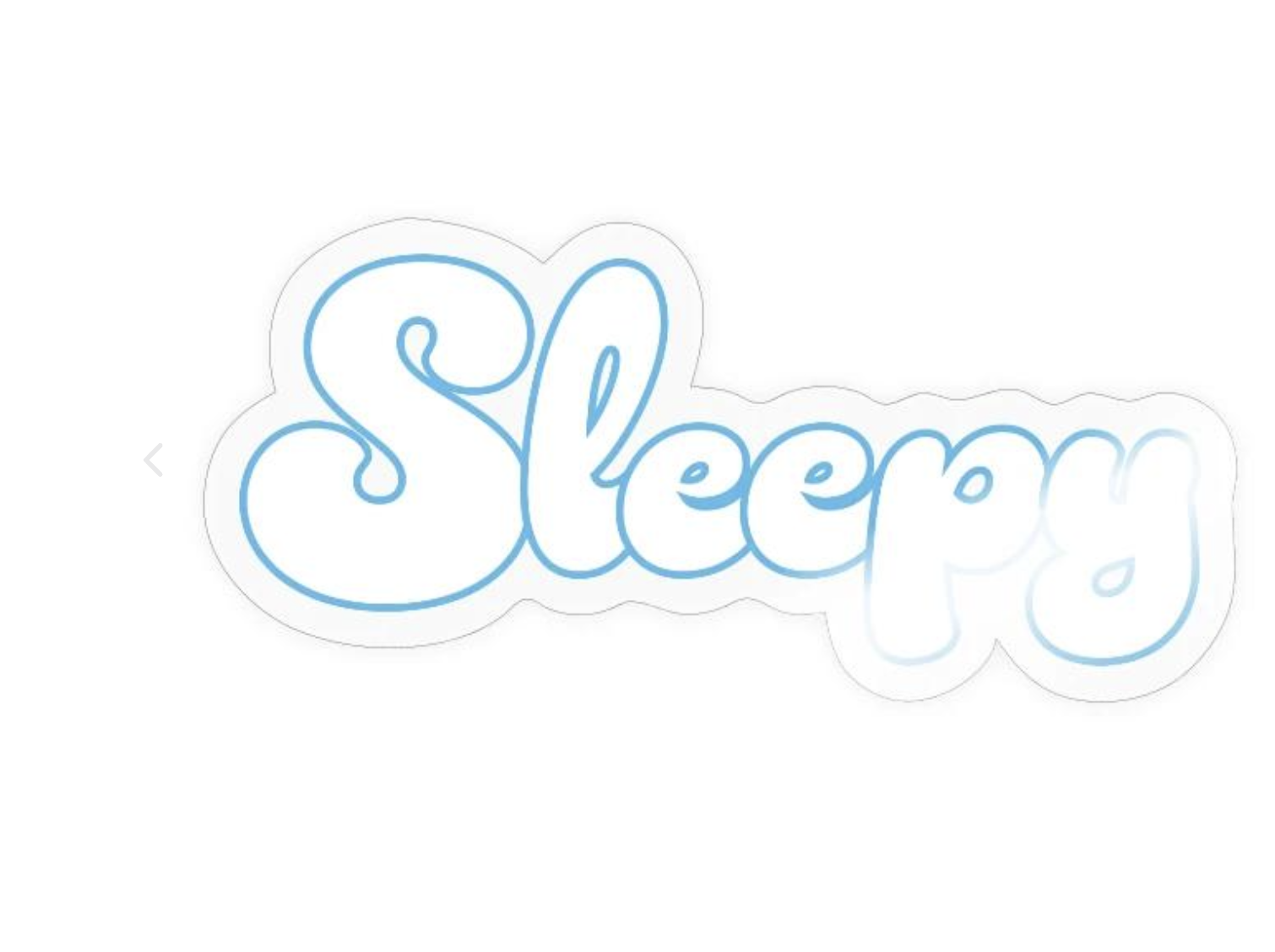 Sleepy Sticker